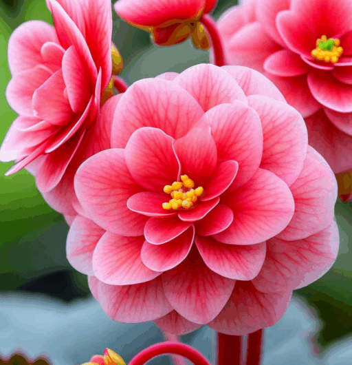 Begonia × tuberhybrida