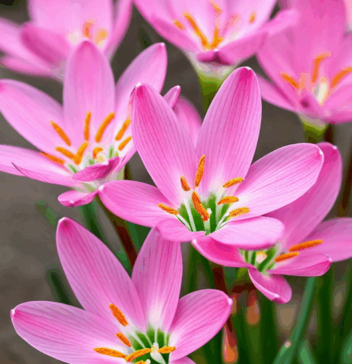 Zephyranthes rosea